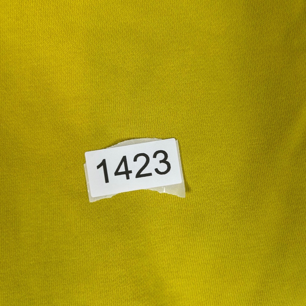 Lauren Ralph Lauren Sweatshirt Women Large Yellow Embossed Logo Pullover - Picture 7 of 7